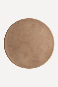 Solid Color Round Hand-Tufted New Zealand Wool Rug