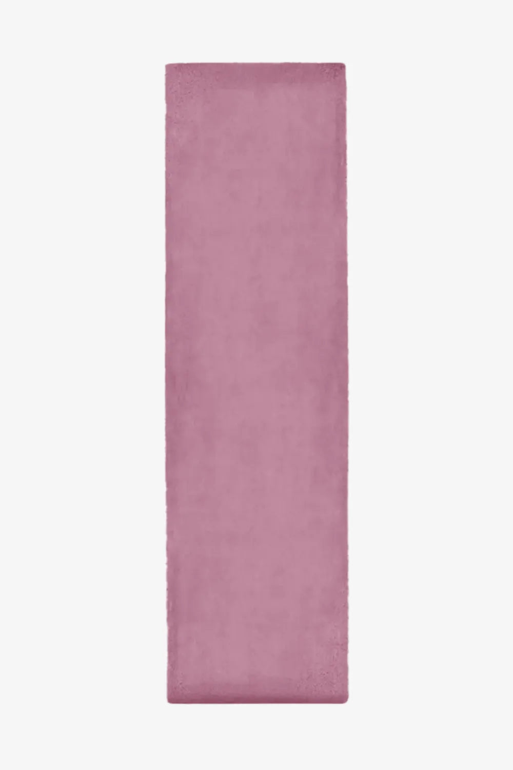 Muted mauve wool runner rug in 2x8 and 2.5x10 sizes, a soft accent for minimalist bedrooms, neutral nurseries, or warm organic modern hallways.