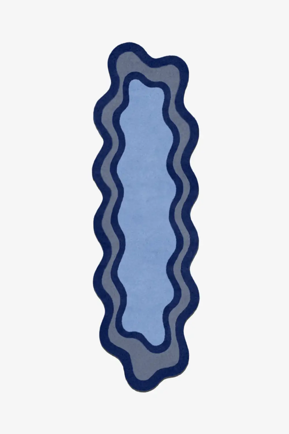 Customizable Puddle Tufted Wool Runner Rug