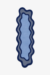 Customizable Puddle Tufted Wool Runner Rug