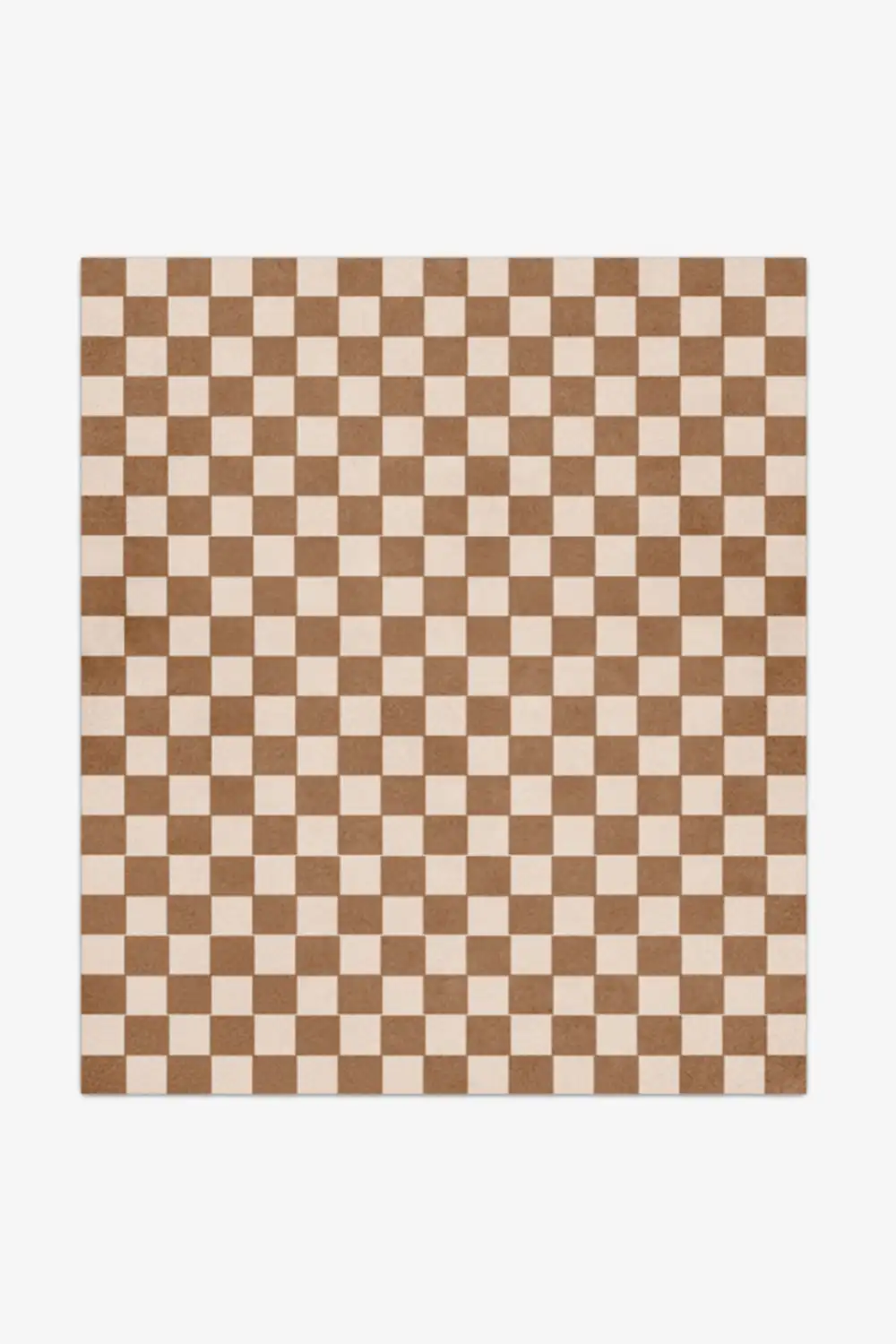 brown checkered wool area rug custom sizes