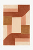 Neutral Mosaic Hand-Tufted Wool Rug