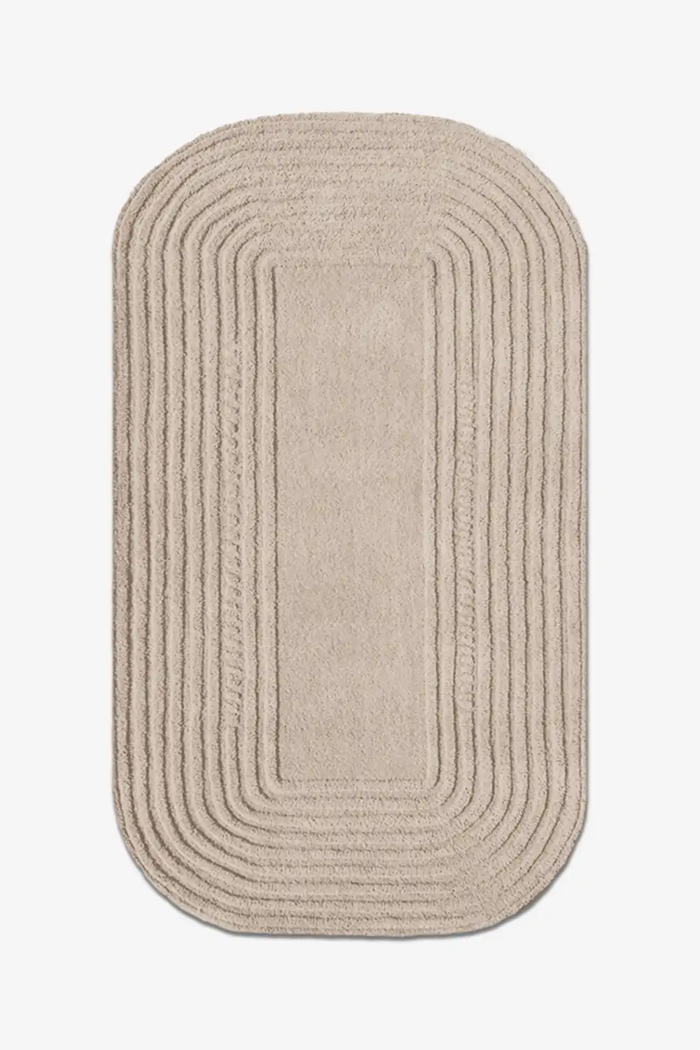 tan neutral wool organic modern area rug large
