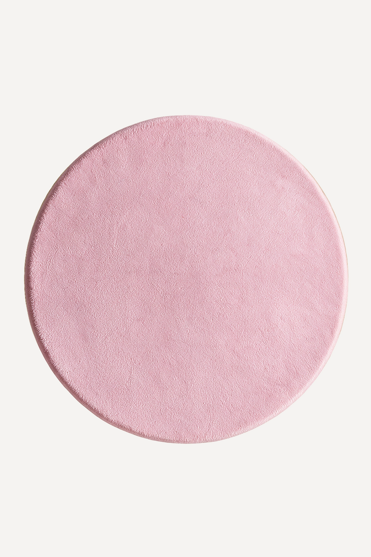 Solid Color Round Hand-Tufted New Zealand Wool Rug