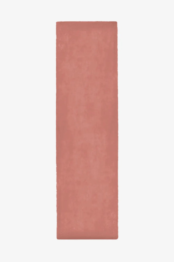 Terracotta wool runner in 2x6 and 2.5x10 sizes, adding rich warmth to boho kitchens, rustic hallways, and natural modern interiors.