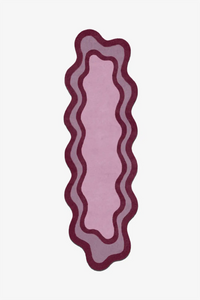 Customizable Puddle Tufted Wool Runner Rug