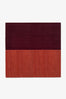 Ridge Duo Square Hand Tufted Wool Rug