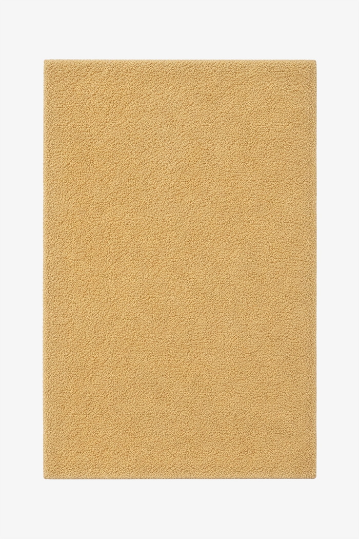 butter yellow area rug hand-tufted wool custom sizes