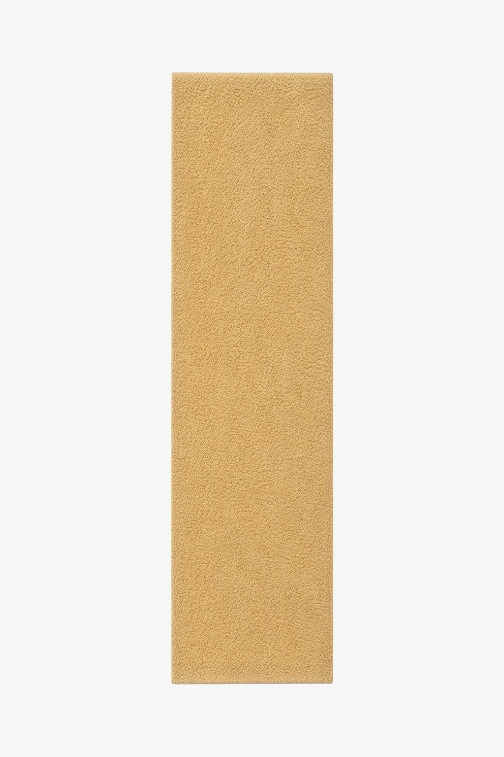 butter yellow runner rug hand-tufted in light soft wool in custom lengths