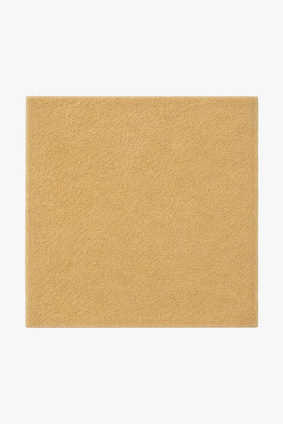 Butter Yellow Square Hand Tufted New Zealand Wool Rug