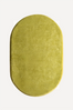 Citron Oval Hand-Tufted Wool Rug