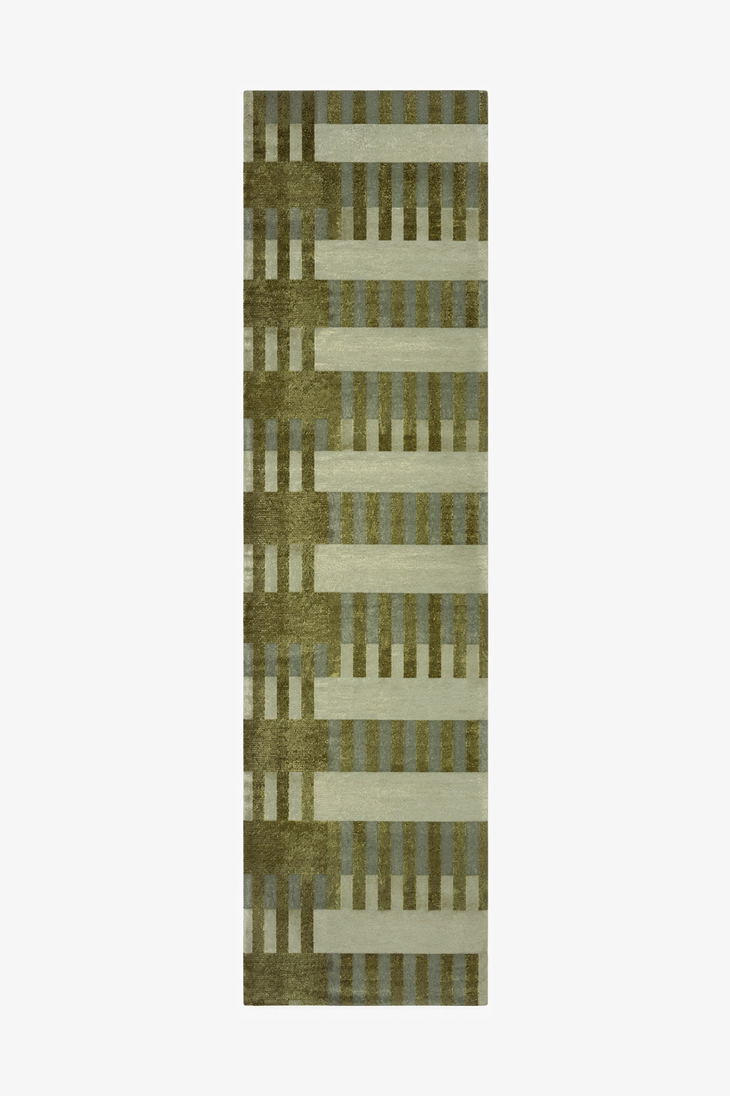 Interval Hand Knotted Wool Runner Rug