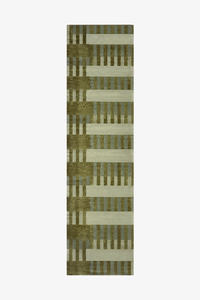 Interval Hand Knotted Wool Runner Rug