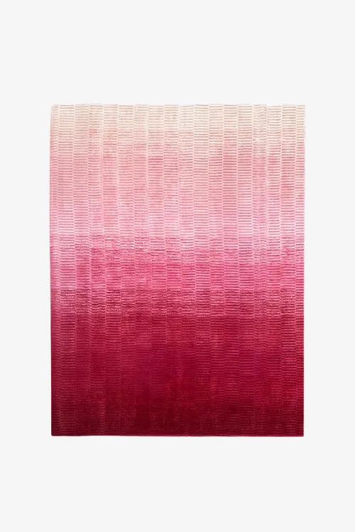 pink ombre rug