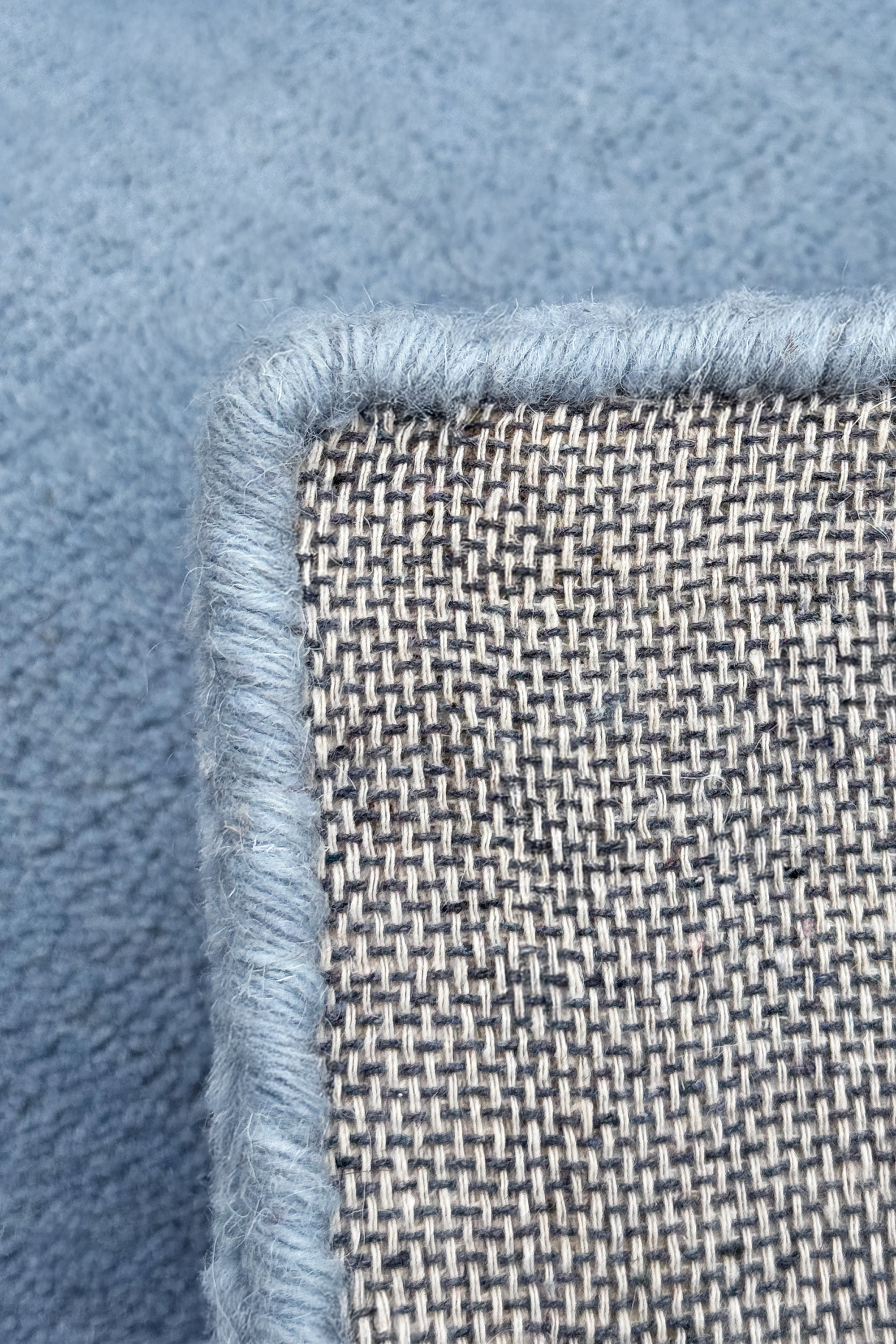 Solid Color Runner Hand Tufted Wool Rug