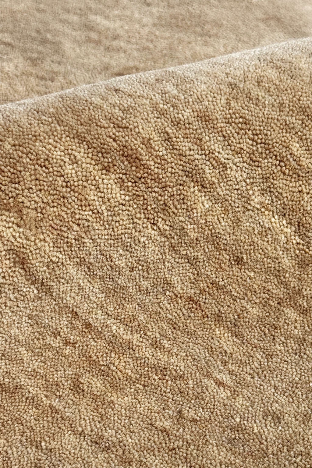 Close-up of beige carpet texture