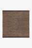 Relay Striped Square Hand Tufted Wool Rug