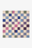 Watercolor Checkered Square Hand Tufted Wool Rug