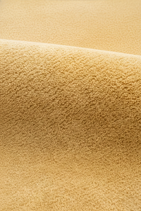 Butter Yellow Oval Hand-Tufted Wool Rug
