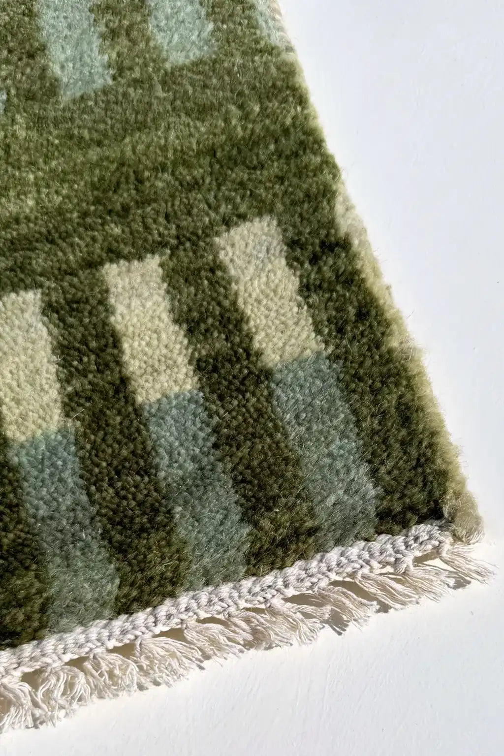 Interval Hand Knotted Wool Runner Rug