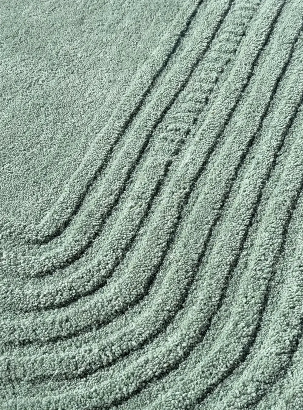 Zen Garden Square Hand-Tufted Wool Rug