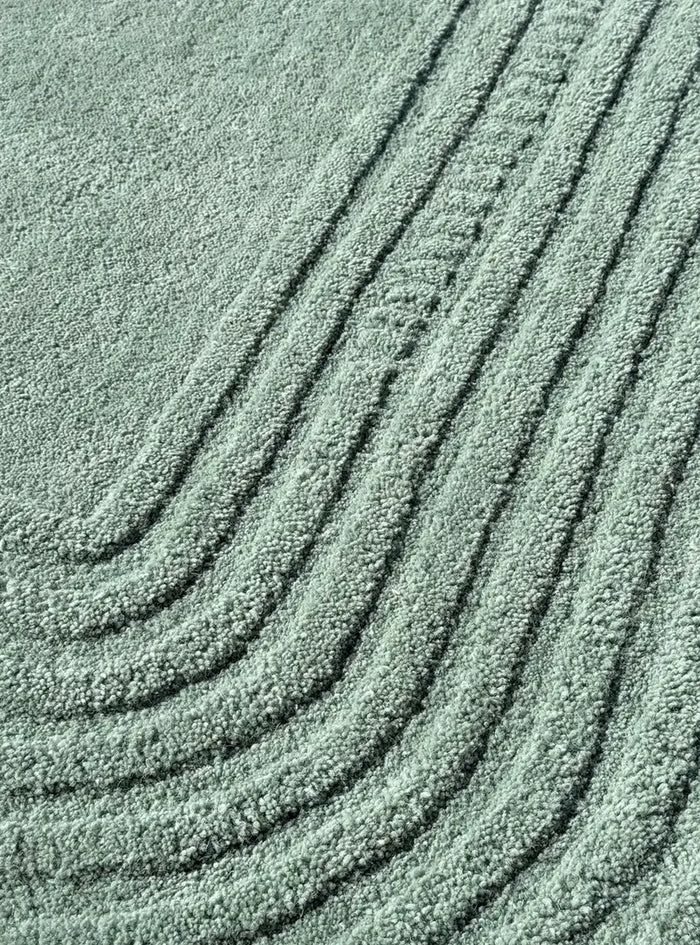 Zen Garden Hand-Tufted Wool Runner Rug