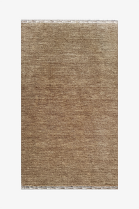 beige wool area rug hand-loomed