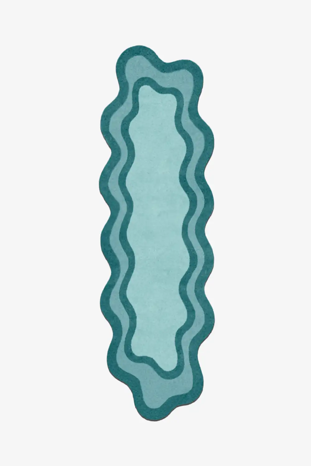 Customizable Puddle Tufted Wool Runner Rug