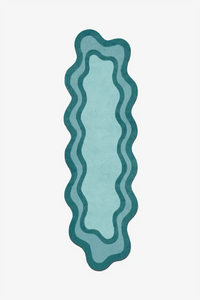 Customizable Puddle Tufted Wool Runner Rug