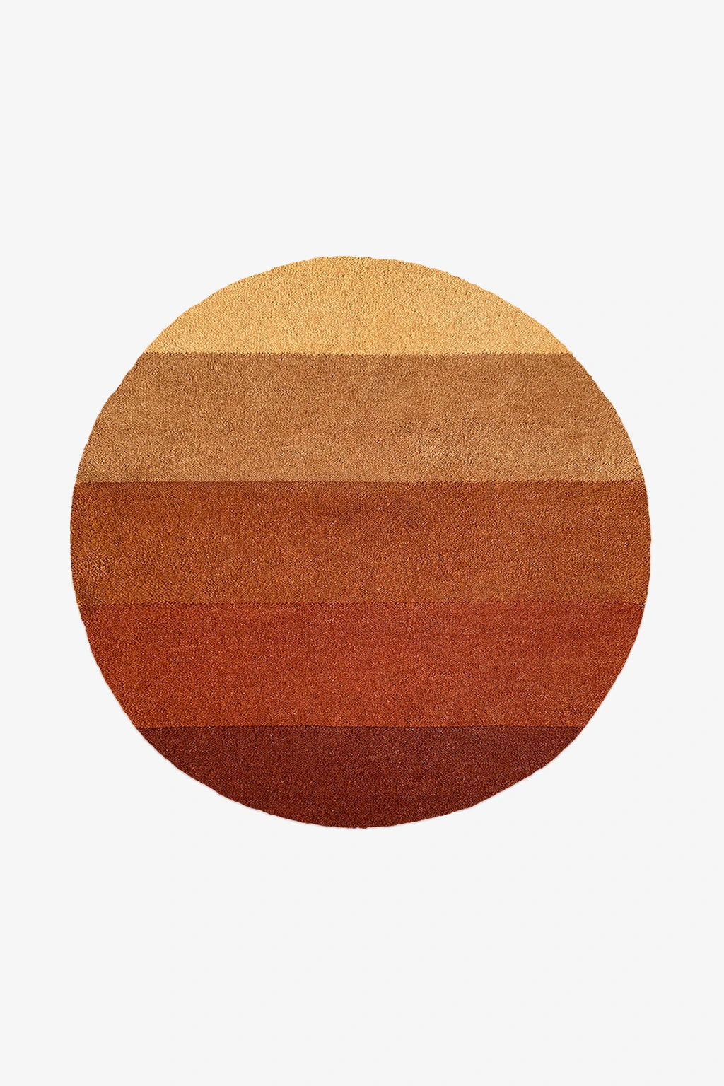 Tiers Round Hand-Tufted Wool Rug