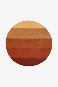 Tiers Round Hand-Tufted Wool Rug