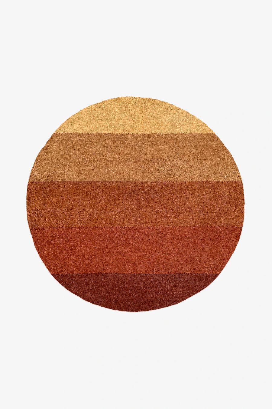 Tiers Round Hand-Tufted Wool Rug