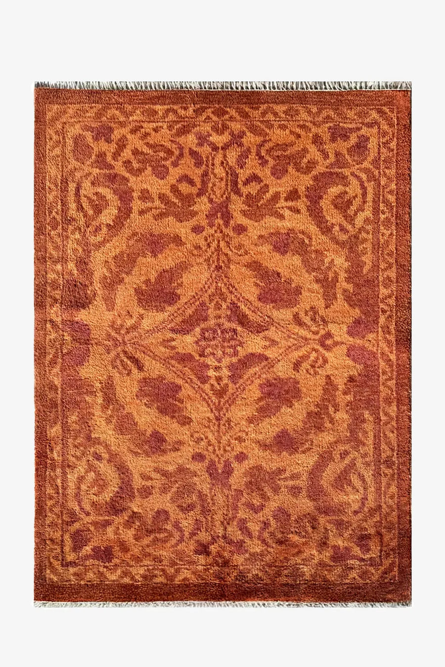 Amber Vine Hand-Knotted Wool Rug