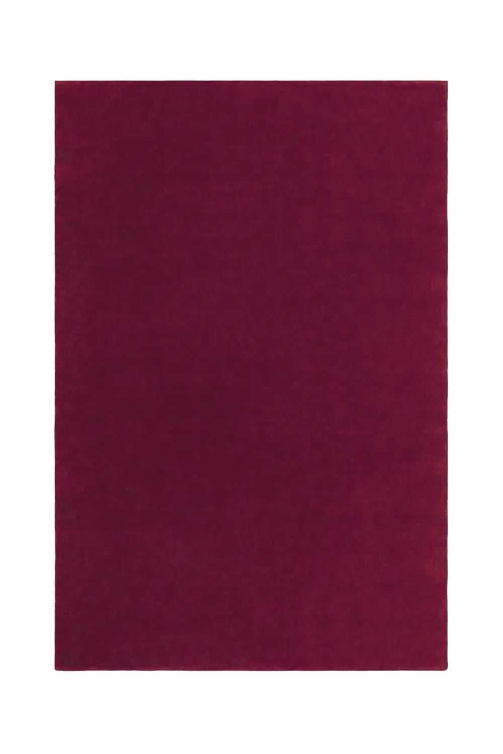 Burgundy Pink Hand-Tufted Wool Rug with Modern Color Palette