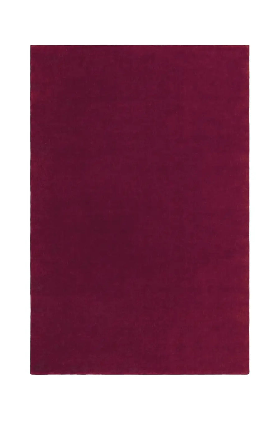 Burgundy Pink Hand-Tufted Wool Rug with Modern Color Palette