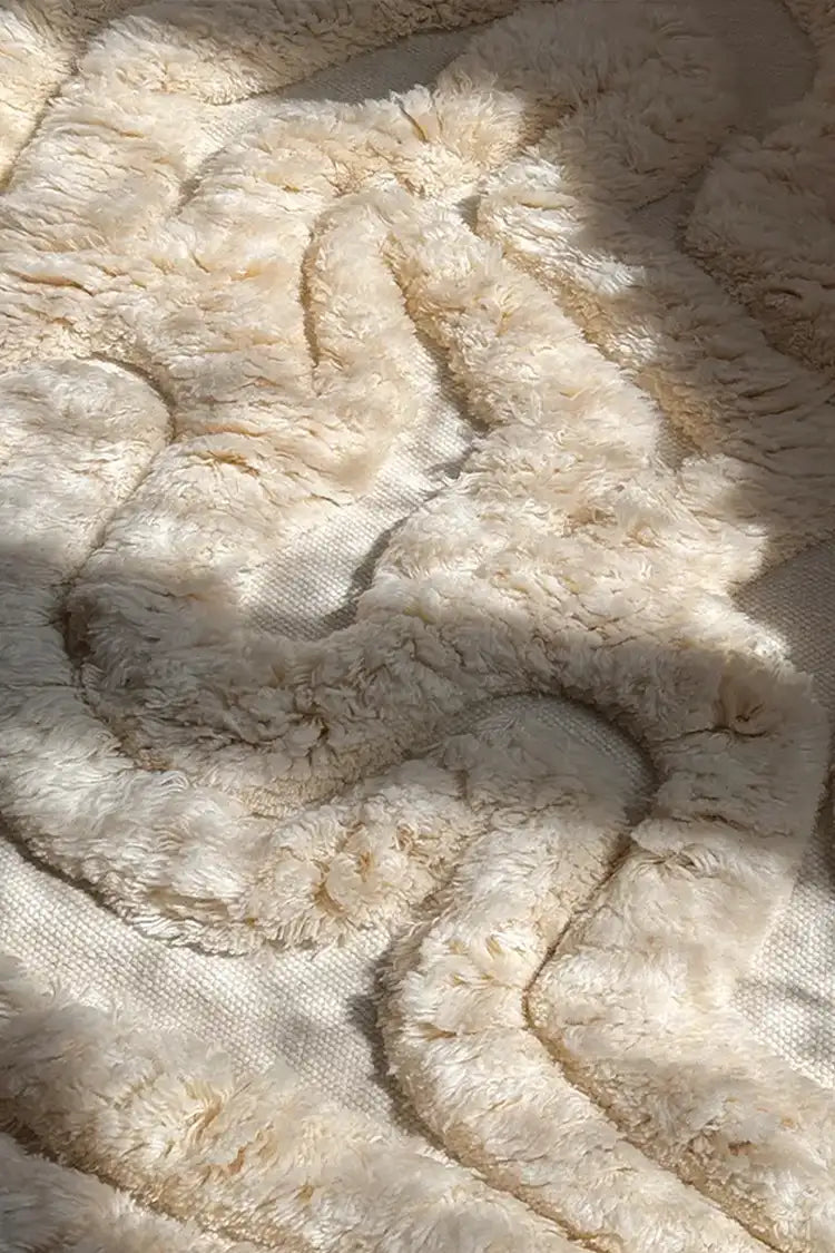 Irregular Shaped Rugs by Jubi Handmade Abstract Wool Area Rugs · JUBI