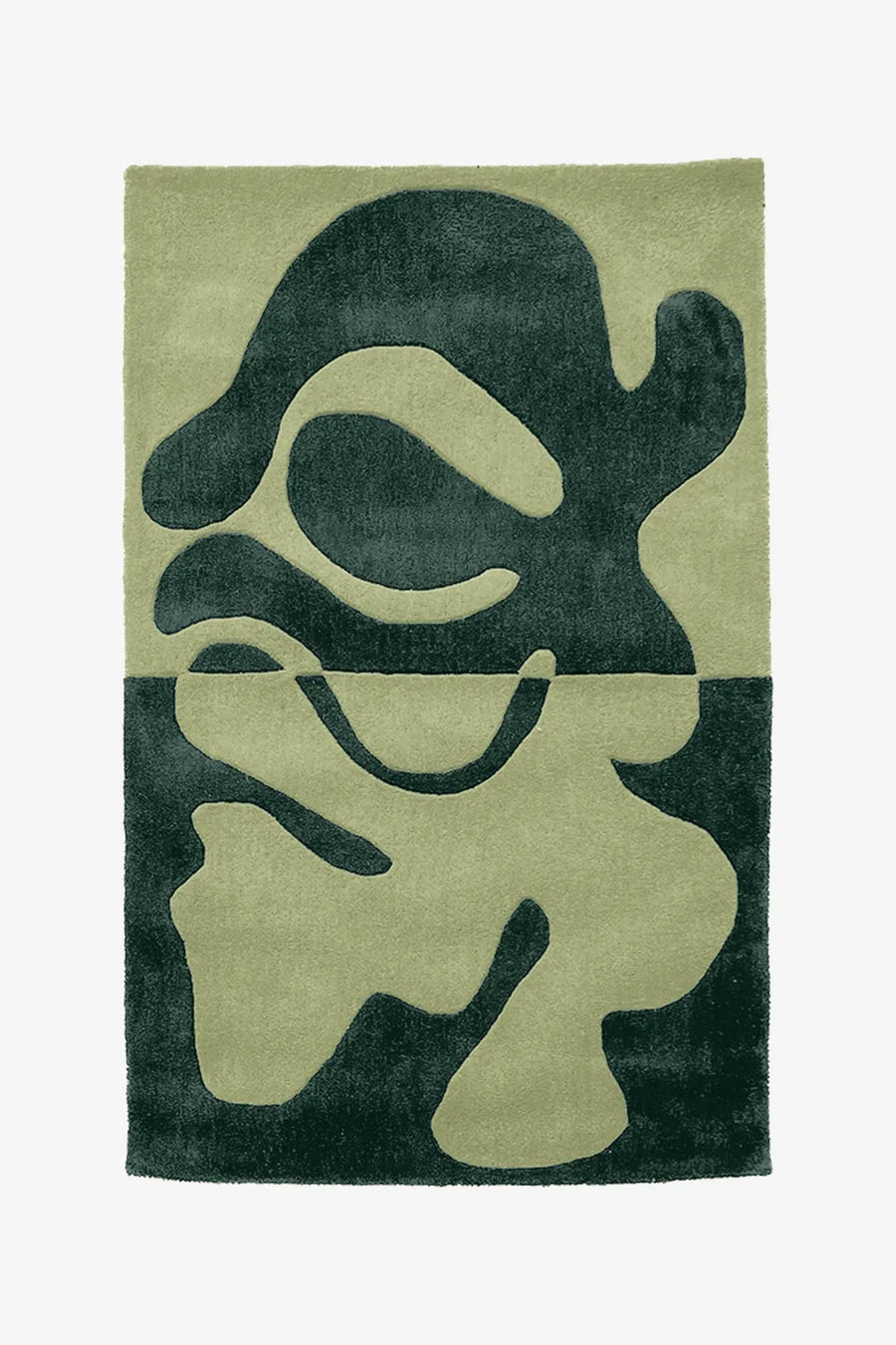 Customizable Organic Fusion Abstract Tufted Rug
