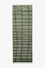 Gridline Hand-Knotted Wool Runner Rug