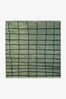 Gridline Hand-Knotted Square Wool Rug