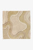 Rolling Tides Square Hand Tufted Organic Wool Rug