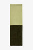 Classic Color Block Hand Tufted Wool Runner Rug