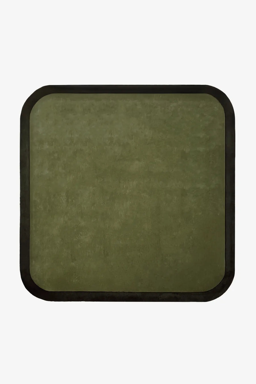 Contour Edge Square Hand Tufted Wool Rug