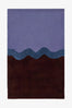 Neapolitan Purple and Brown Hand Tufted Wool Rug