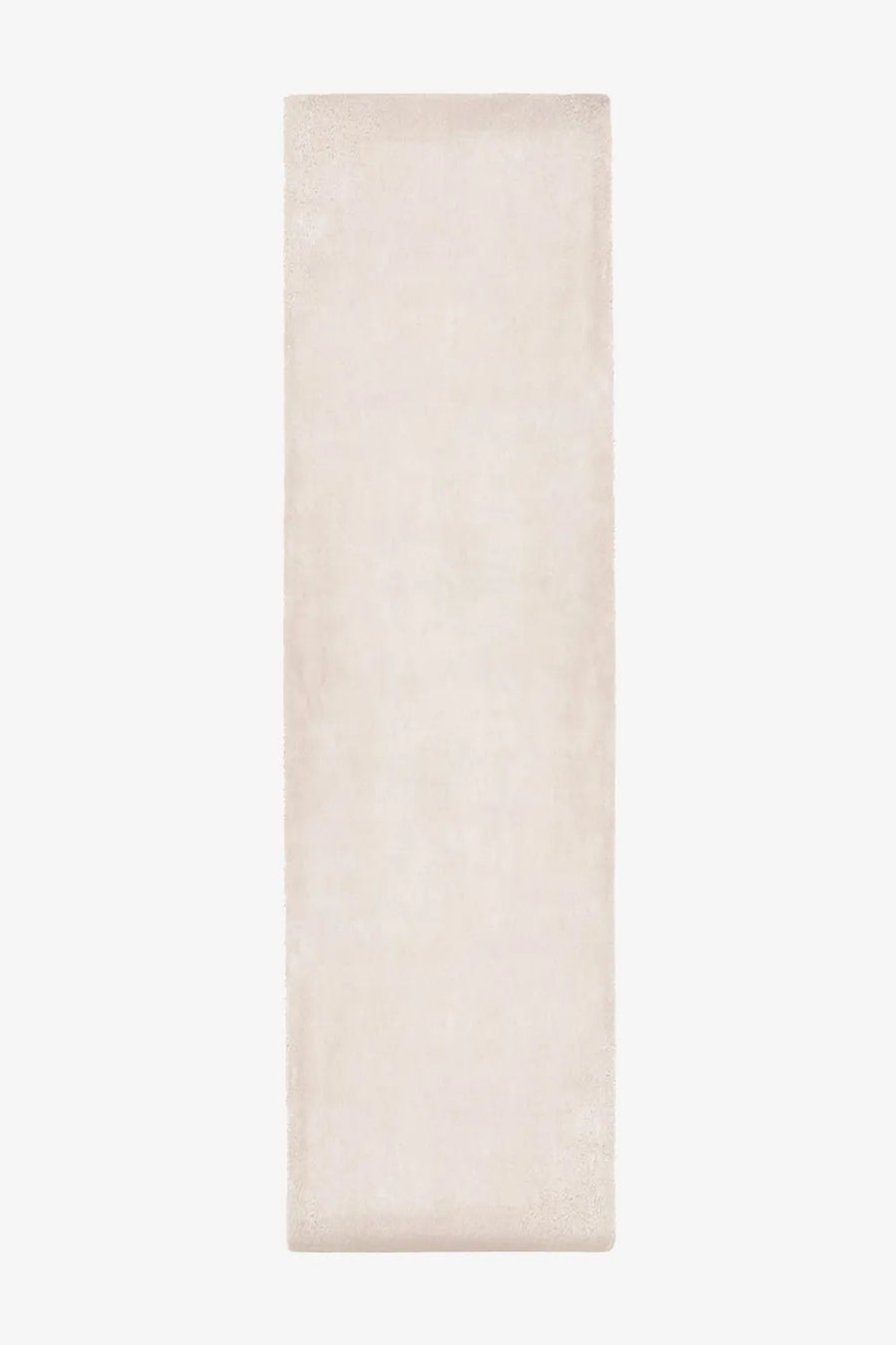 Soft neutral cream runner rug ideal for kitchens and laundry rooms, available in 2x8 and 12 ft runner sizes