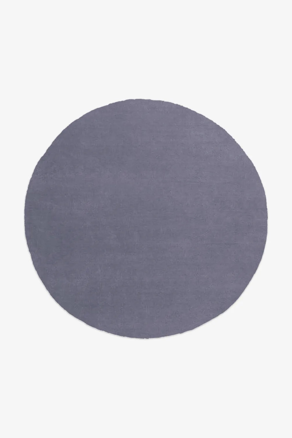 Dusty blue 5x5 round area rug ideal for serene minimalist rooms