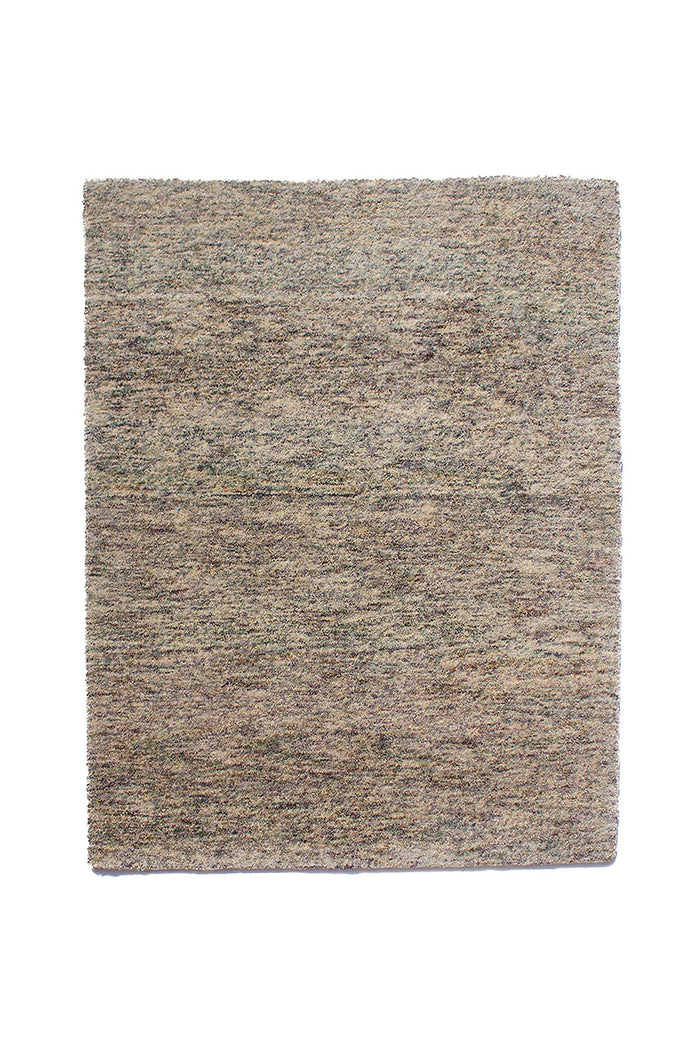 Handmade Wool Rug with Multicolor Design