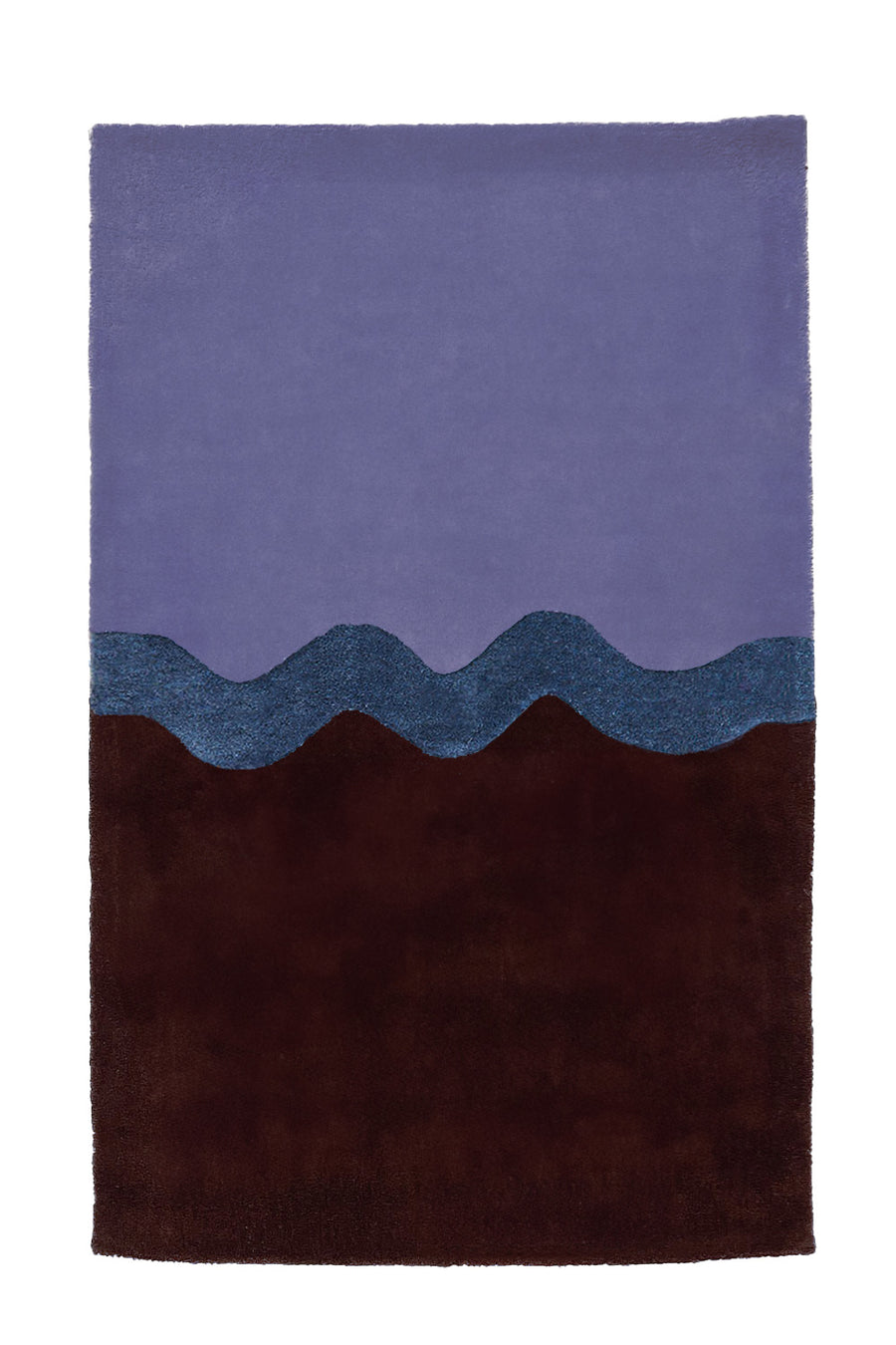 Neapolitan: Blue and Brown Hand Tufted Wool Rug