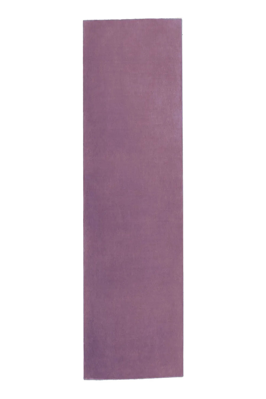 Custom Handmade Solid Color Runner Wool Rug purple