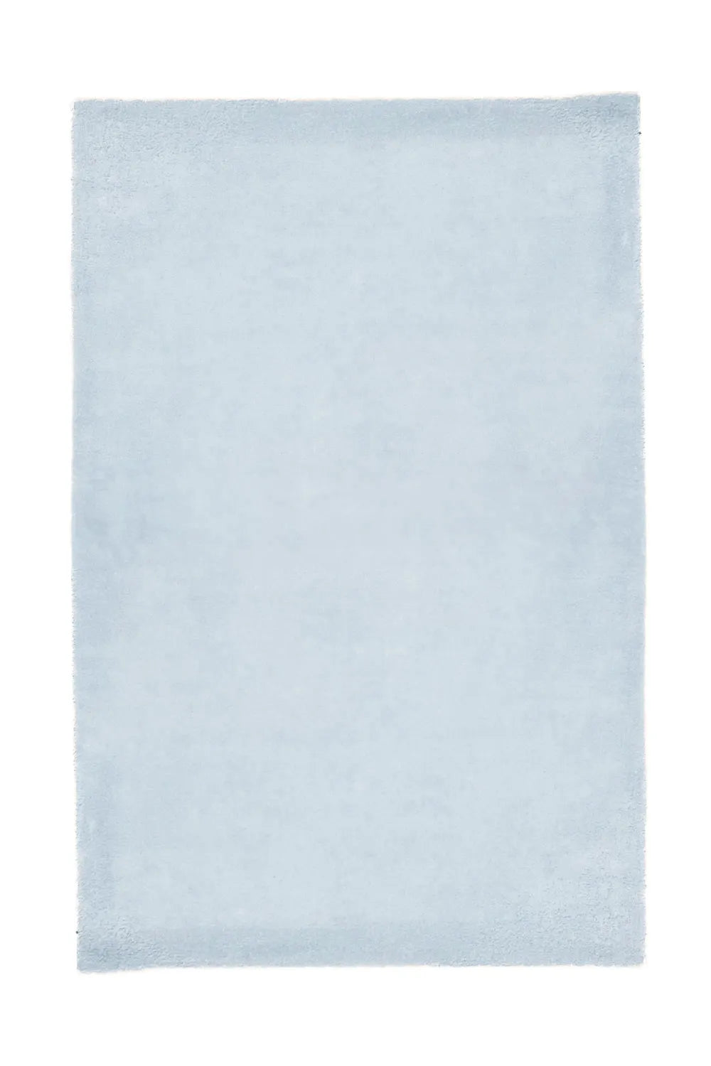 Solid Blue Custom Hand Tufted Wool Rug Modern