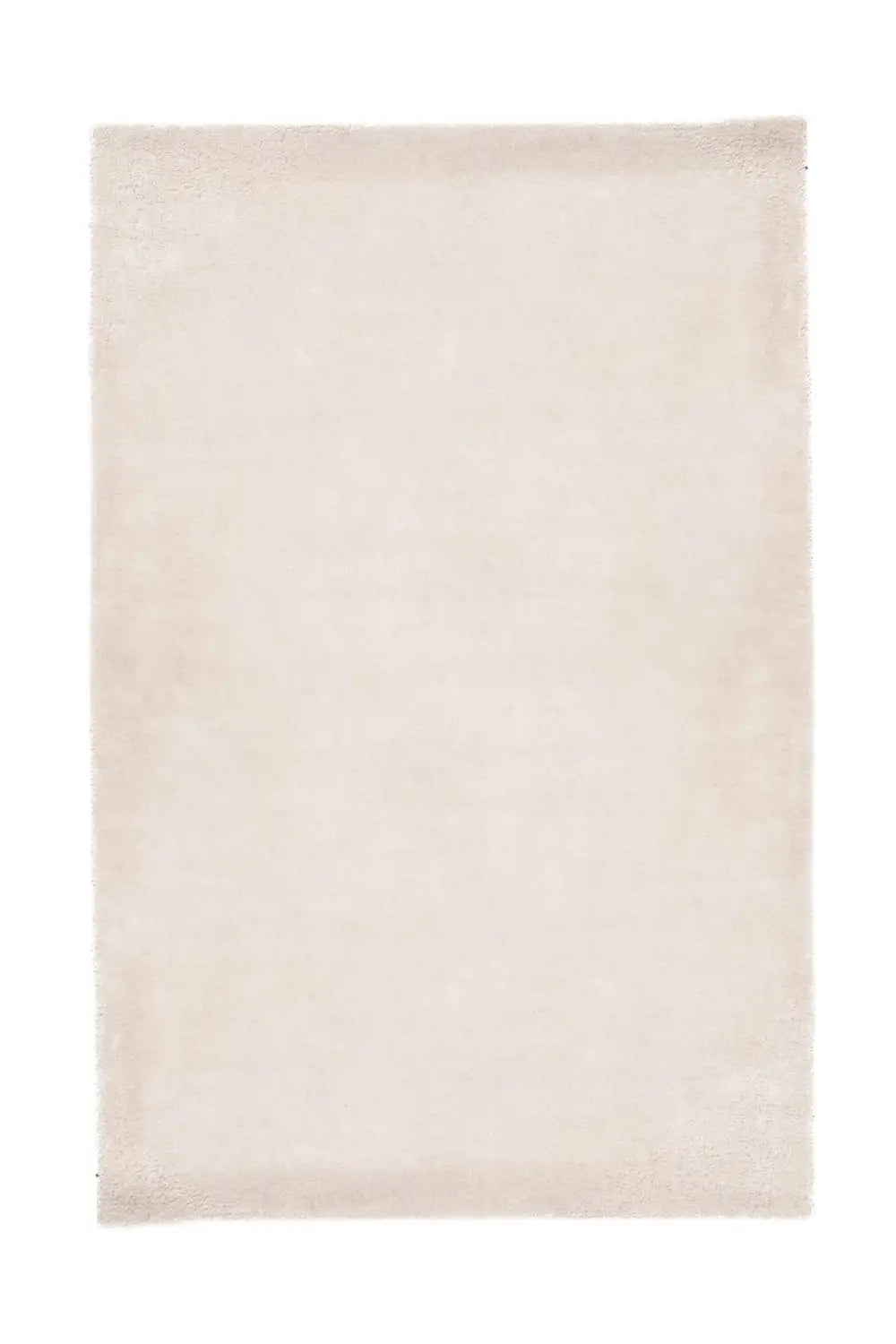 Solid Tan Beige Cream White Neutral Custom Hand Tufted Wool Rug Modern